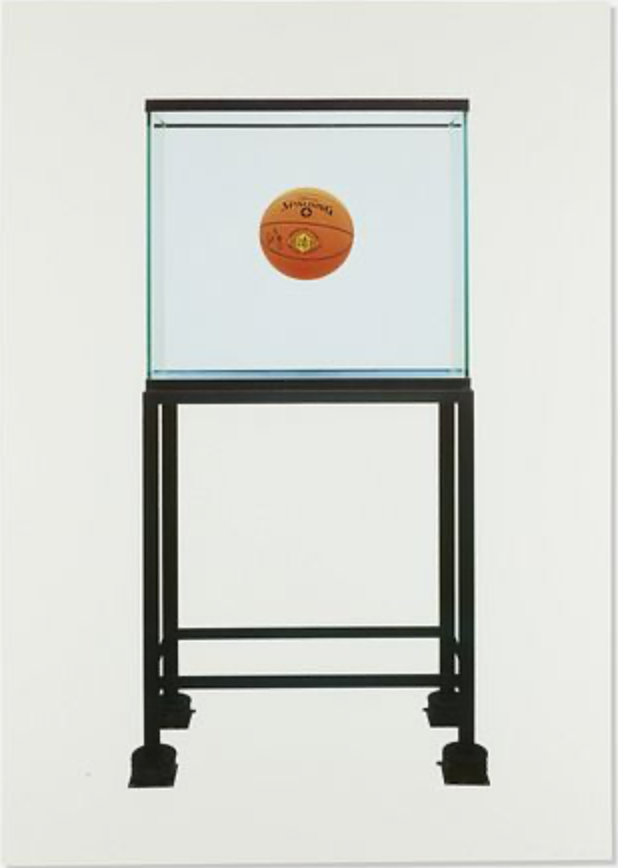 Jeff Koons: One Ball Total Equilibrium Tank, 1995