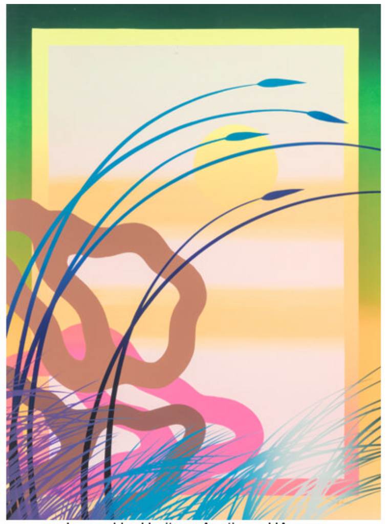 Sam Friedman: Second Beach Monoprint, 2018