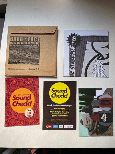 Banksy: Forgive Us Our Trespassing, 2010 with original Art packed envelope