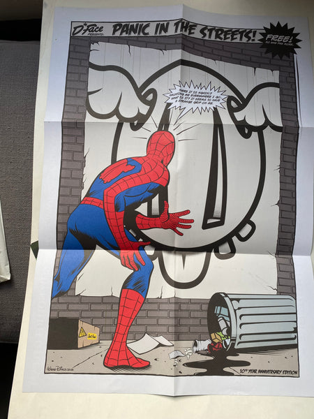 Banksy: Forgive Us Our Trespassing, 2010 with original Art packed envelope