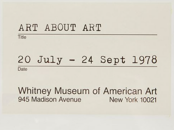 Roy Lichtenstein: About Art Whitney Museum Poster,
