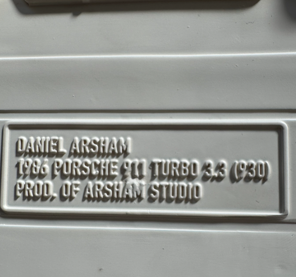 Daniel Arsham: Eroded Porsche 911 Turbo (930) (Sculpture Edition) (White), 2020