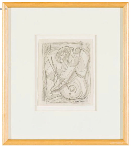 Emil Bisttram,  c.1930 pencil on paper