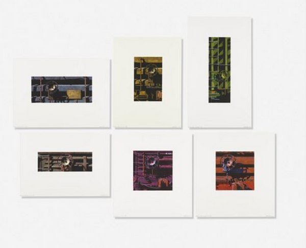 Robert Cottingham: Six works from the Rolling Stock Series, 1992