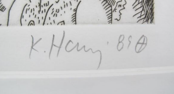 Keith Haring: The Valley Etching, 1990