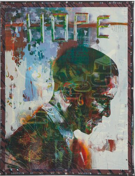 David Choe: Obama Hope Test Print