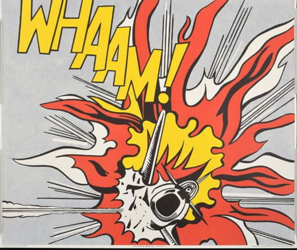Roy Lichtenstein: Whaam! Hand-Signed Tate Modern Poster