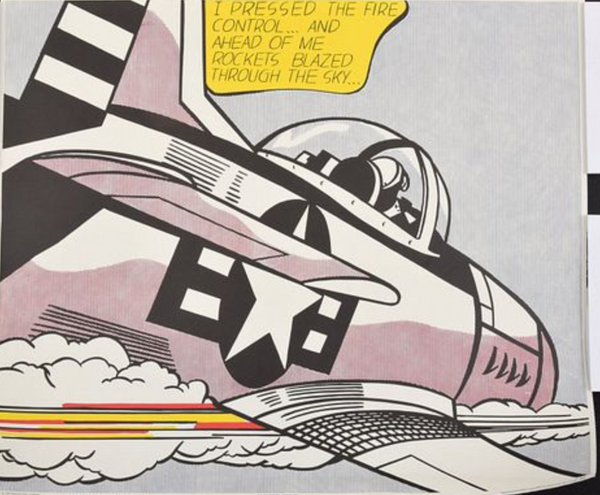 Roy Lichtenstein: Whaam! Hand-Signed Tate Modern Poster