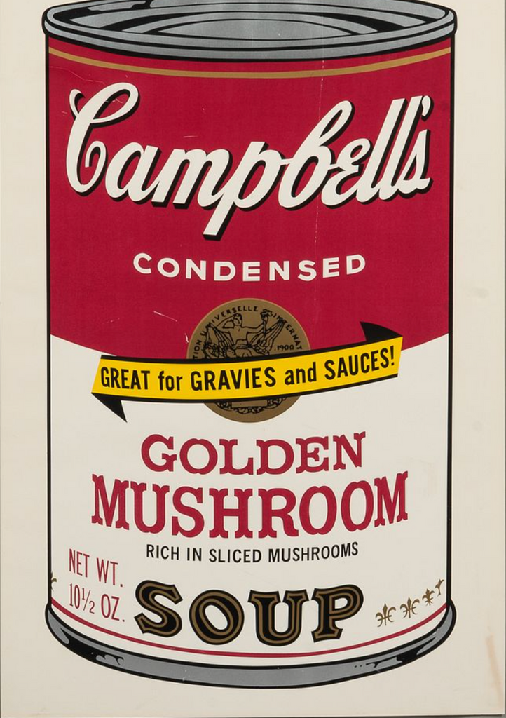 Andy Warhol: Golden Mushroom, Campbell's Soup II Portfolio, 1969