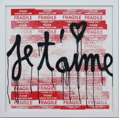 Mr. Brainwash Je T'aime, 2011 STOLEN! Edition 46/75