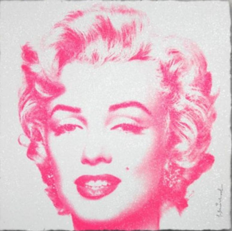 Mr.Brainwash, Diamond Girl, Marilyn Set of 3 (Pink, Silver and Blue), Matching Edition 2016