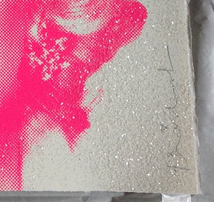 Mr.Brainwash, Diamond Girl, Marilyn Set of 3 (Pink, Silver and Blue), Matching Edition 2016