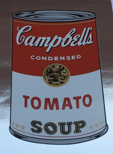 Warhol Tomato Soup Invitation 1988